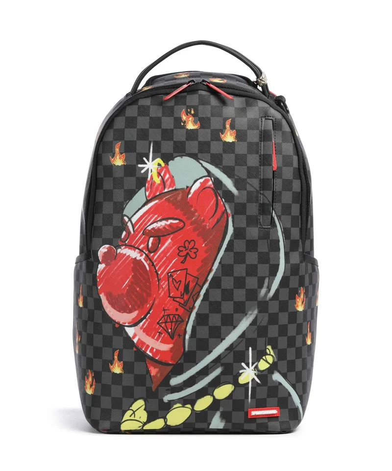 Sprayground Diablo Sketchy Hoodie Sac à dos multicolour