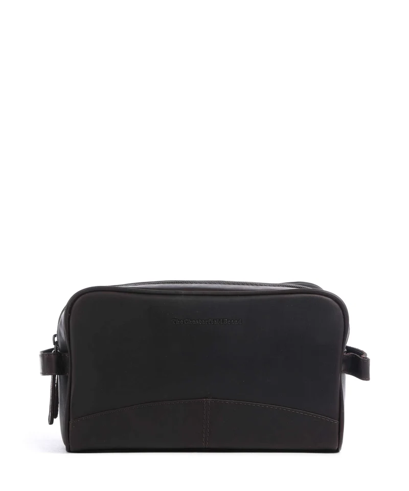 The Chesterfield Brand Wax Pull Up Cow Stacey Trousse de toilette brown
