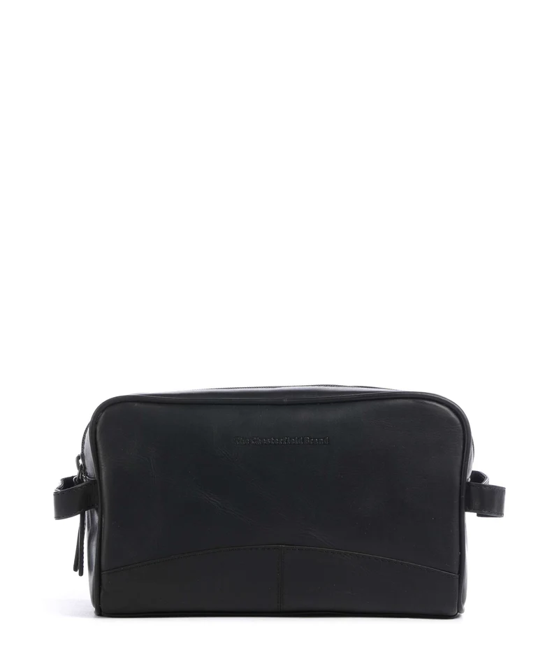 The Chesterfield Brand Wax Pull Up Cow Stacey Trousse de toilette black
