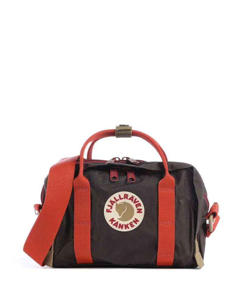 Fjällräven Kånken One Size Sac bandoulière black oak/rowan red