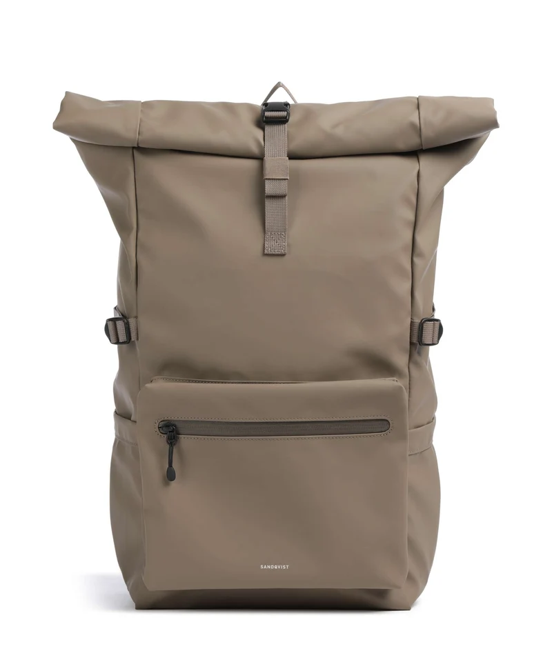 Sandqvist Stream L Sac à dos roll-top clay