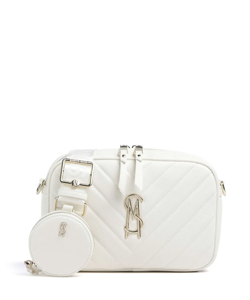 Steve Madden BZIRIA Sac bandoulière white/gold