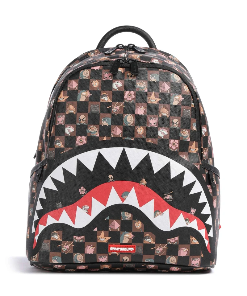 Sprayground Peeking Characters Remix Sac à dos brown