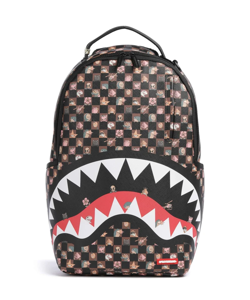 Sprayground Peeking Characters Remix Sac à dos brown