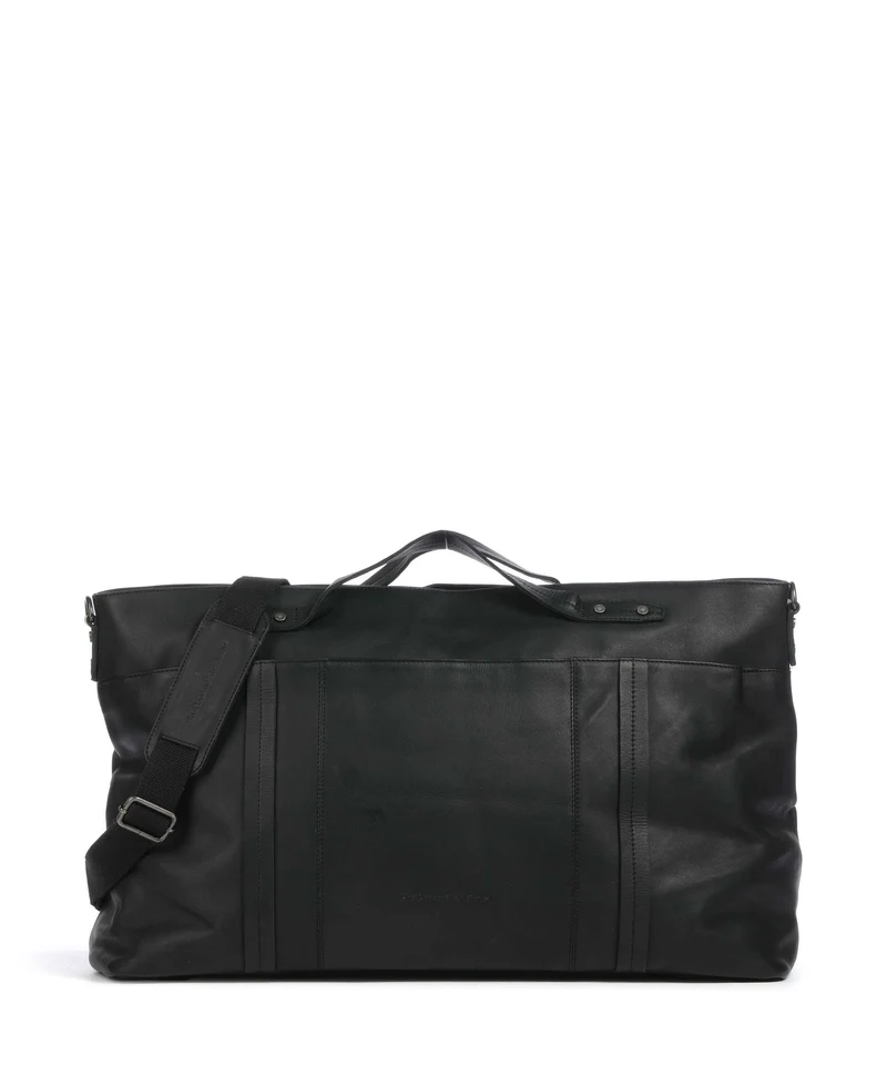 The Chesterfield Brand Wax Pull Up Cow Mark Sac week-end black