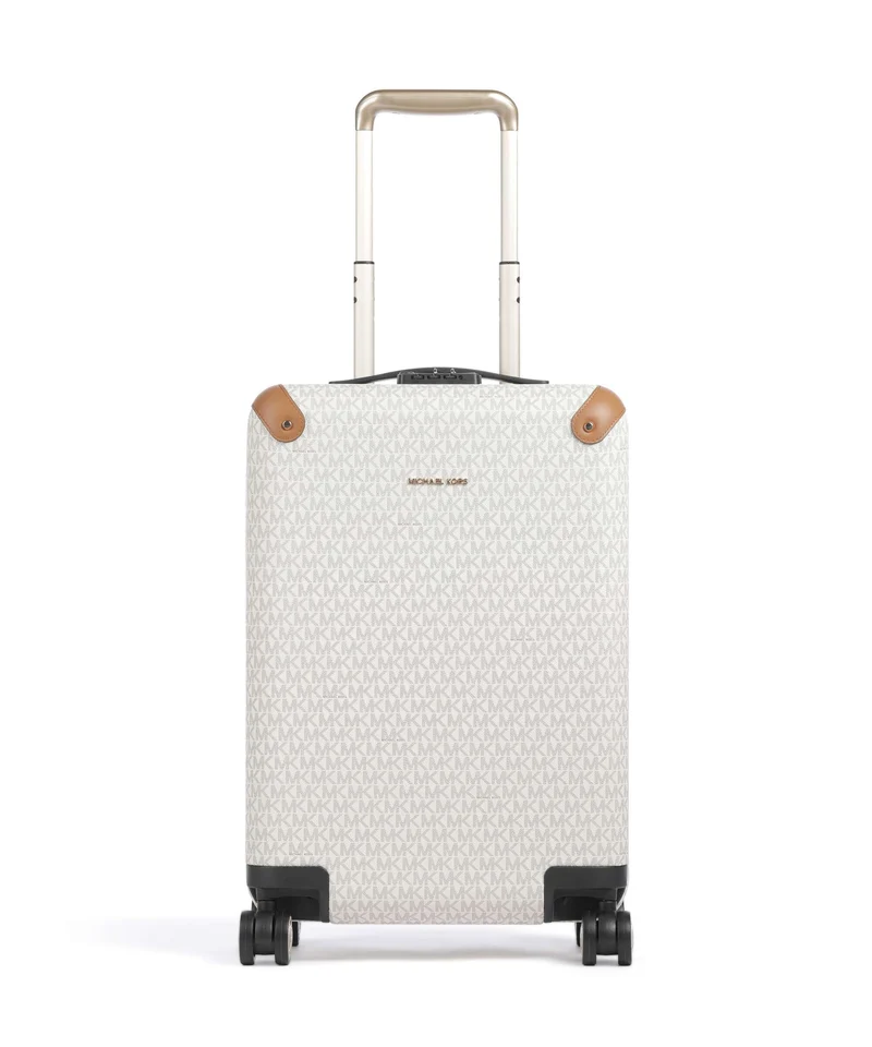 Michael Kors Travel Valise 4 roues vanilla/acrn