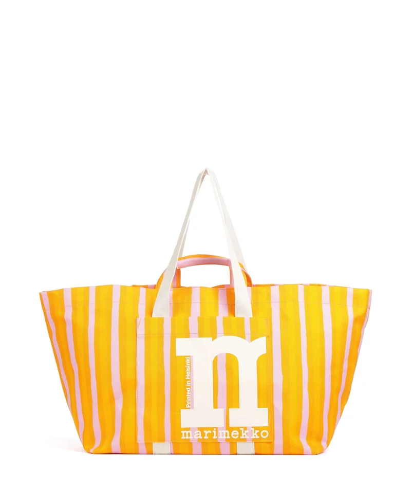 Marimekko Mono City XL Cabas orange/pink