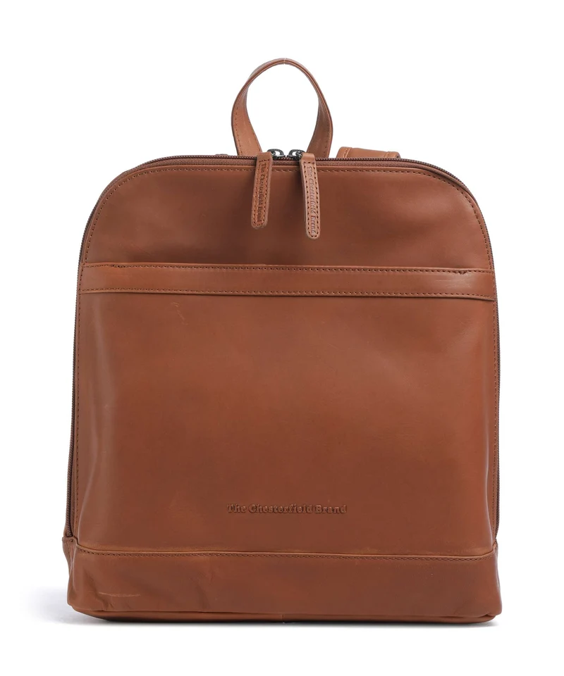The Chesterfield Brand Wax Pull Up Cow Tigris Sac à dos cognac