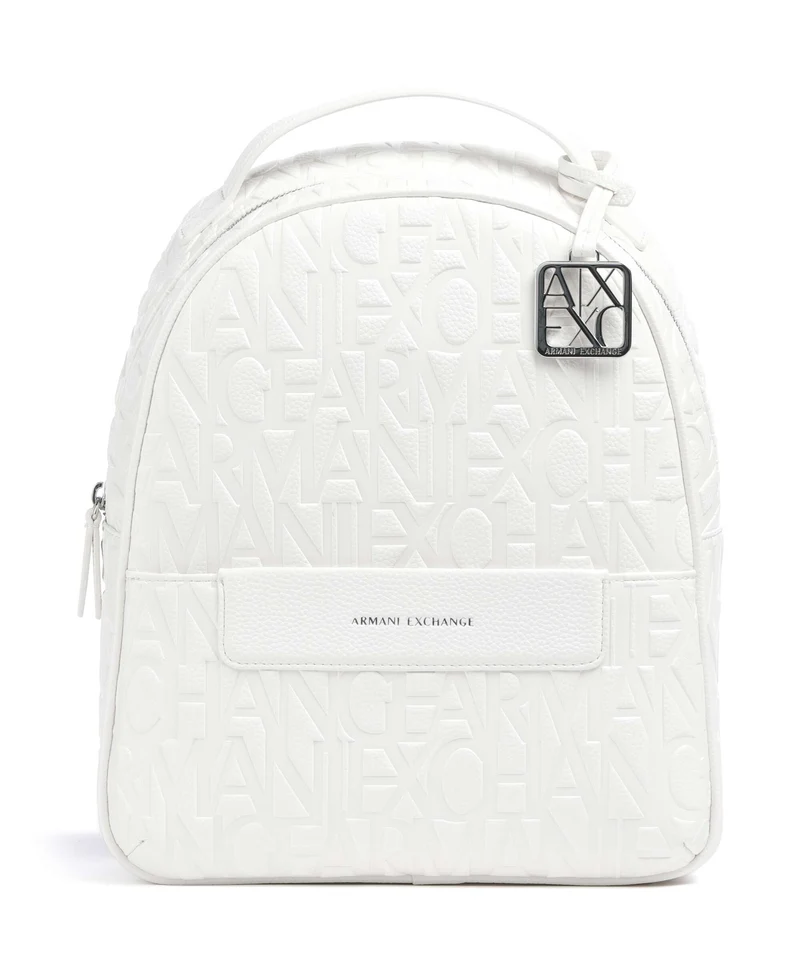 Armani Exchange Liz Pebble S Sac à dos off white