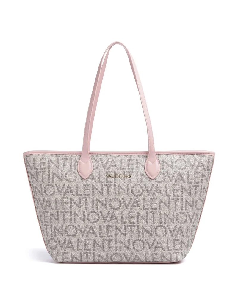 Valentino Bags Logo Cabas beige/rosa