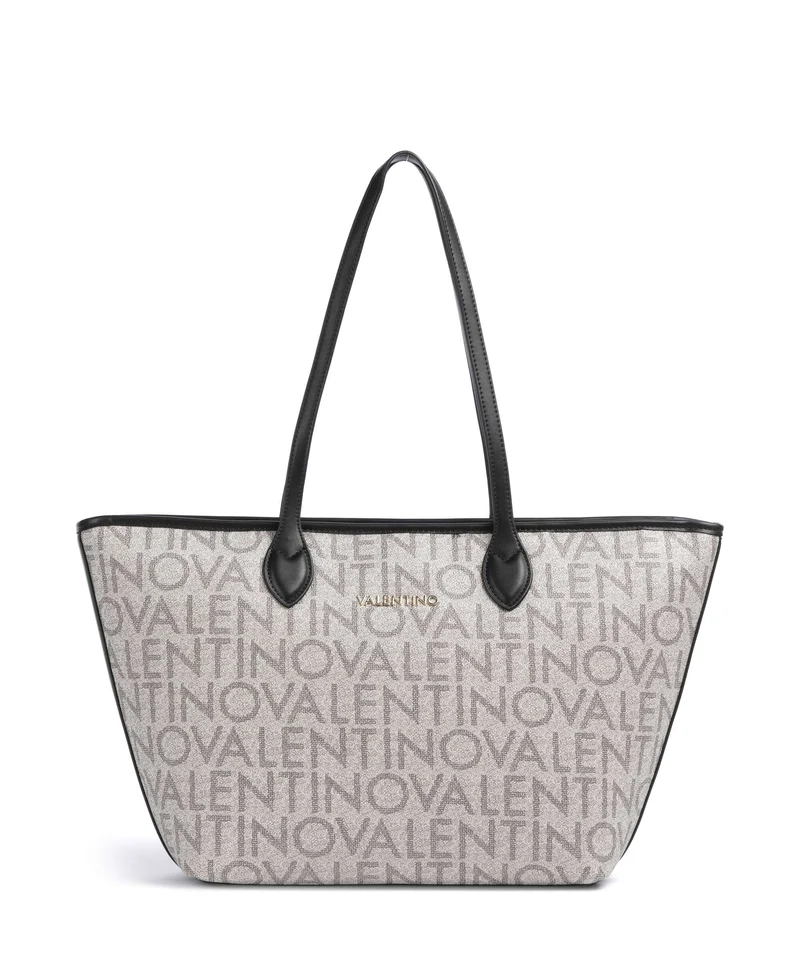 Valentino Bags Logo Cabas beige/nero