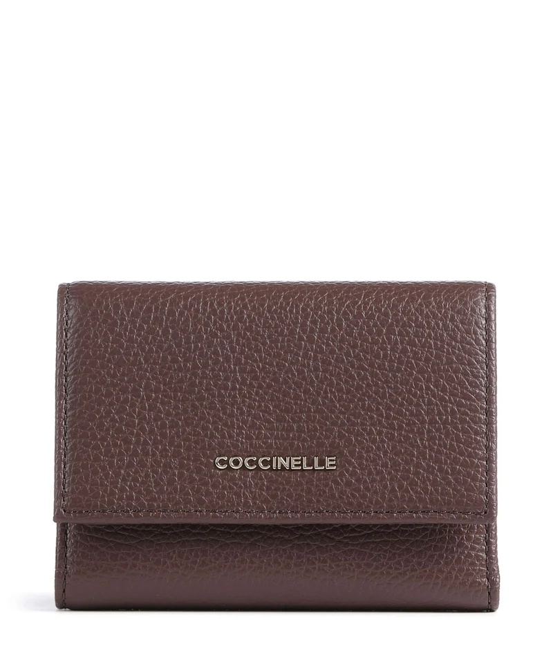Coccinelle Metallic Soft Portefeuille berry