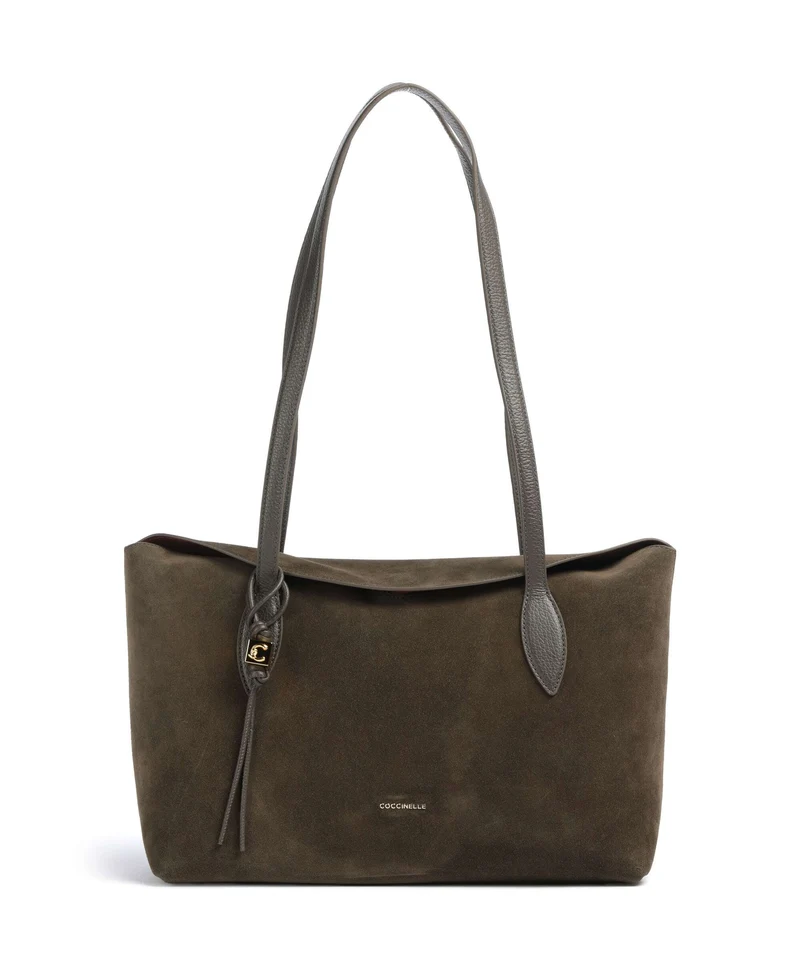 Coccinelle Thess Suede Cabas fango