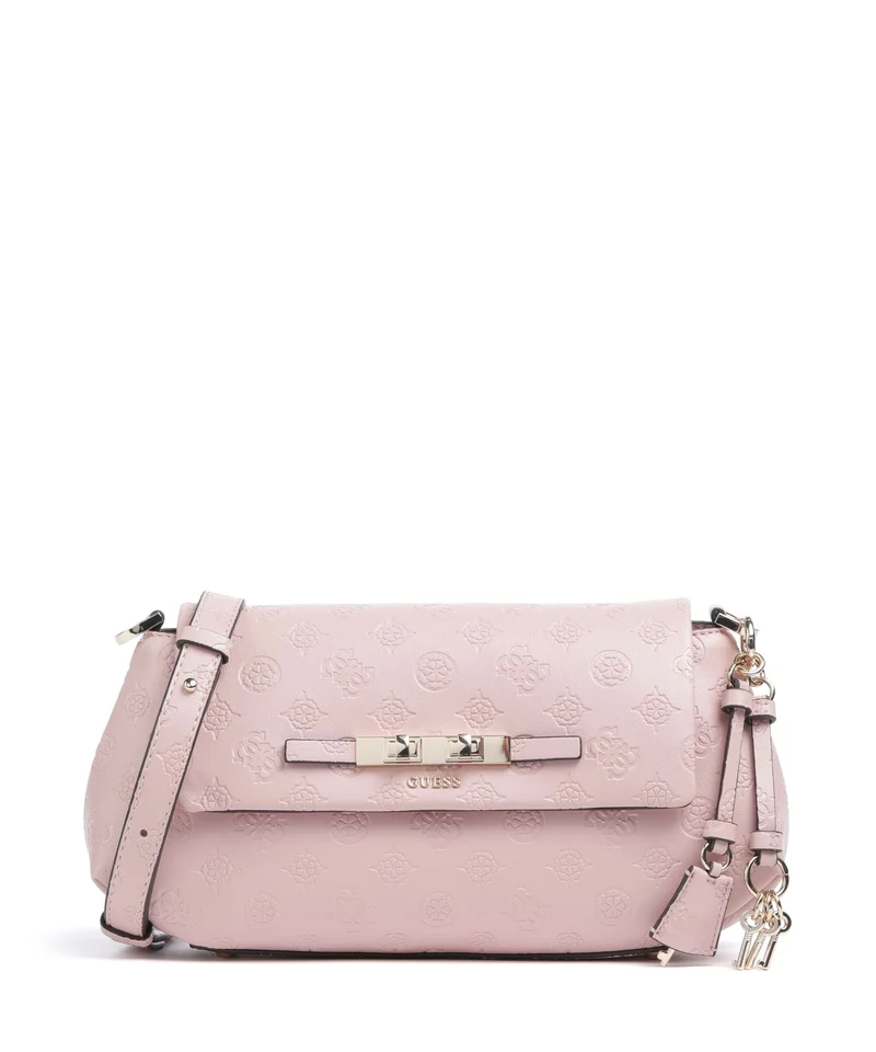 Guess Carmella Sac bandoulière light pink logo