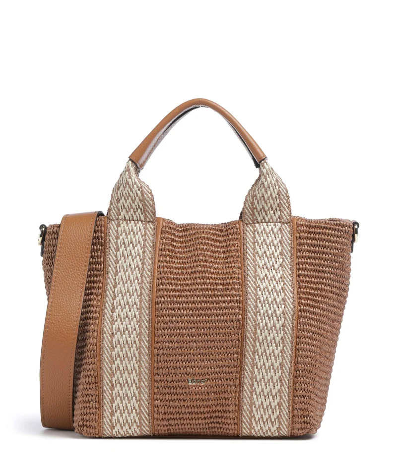 Abro Raffia Kaia Sac à main caramel/cognac