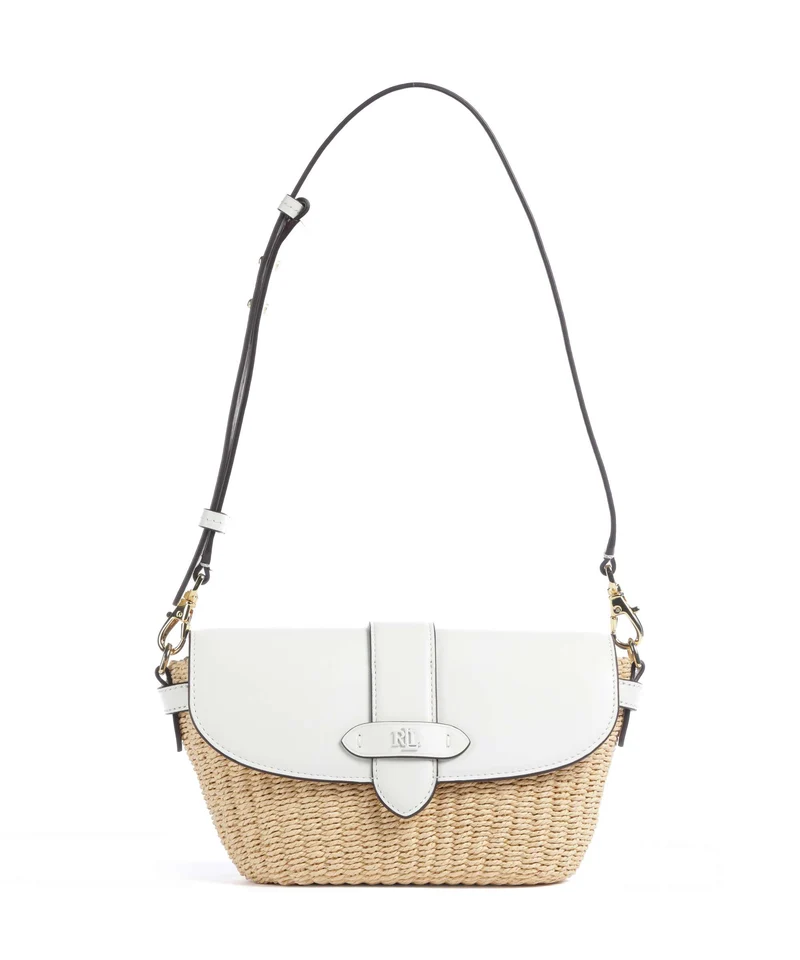 Lauren Ralph Lauren Lynden Small Sac porté épaule natural/white
