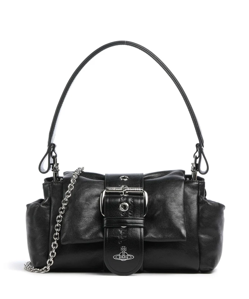 Vivienne Westwood Hazel Treasure Supple Sac porté épaule black