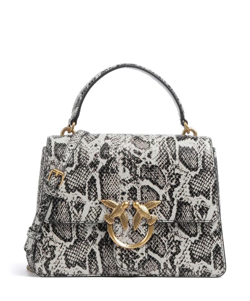 Pinko Love One Classic Sac à main roccia/nero/antique gold