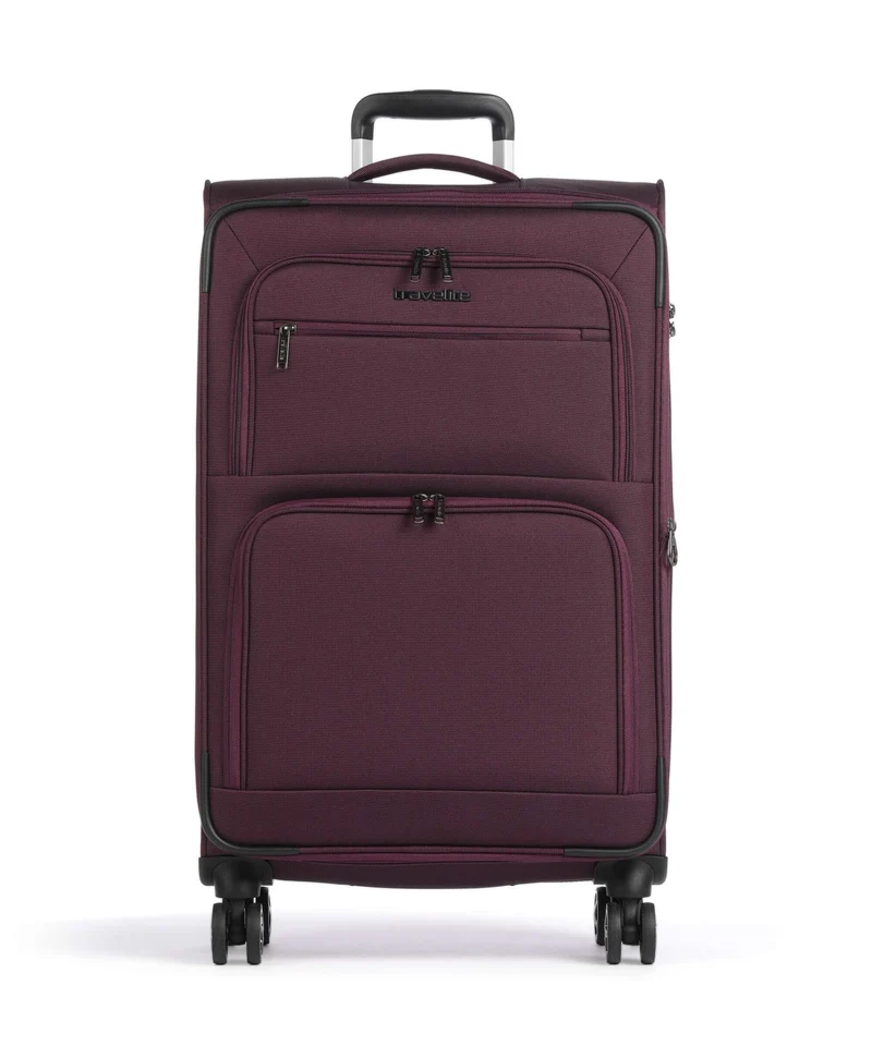 Travelite Cubis Valise 4 roues berry