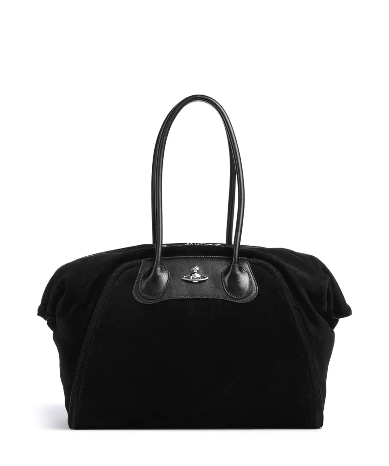 Vivienne Westwood Shirley Suede Cabas black