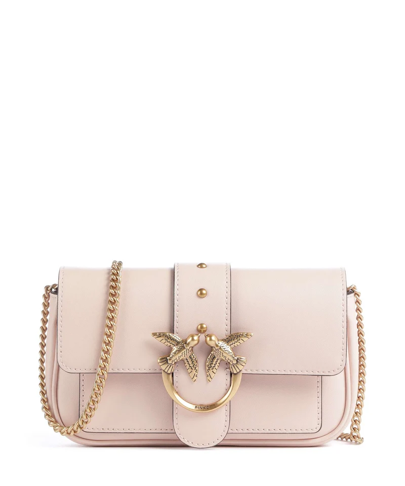 Pinko Love One Pocket Portefeuille rosa cammeo/antique gold