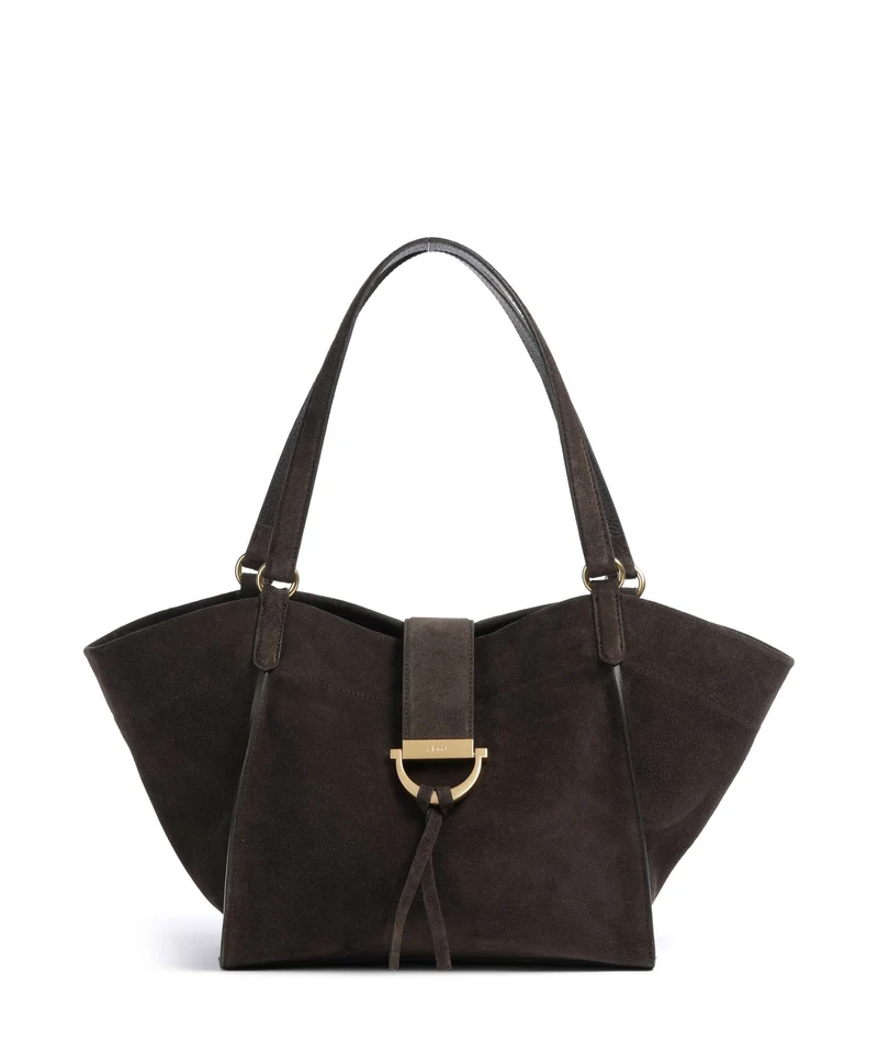 Abro Suede Temi Cabas dark brown