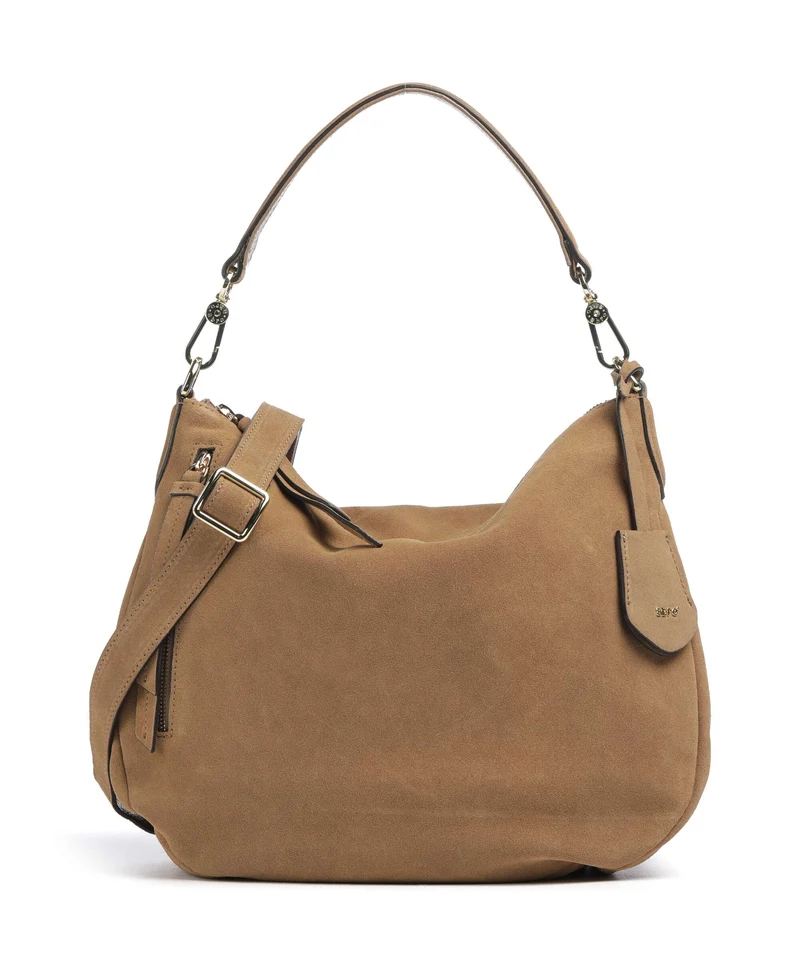 Abro Suede Juna Small Sac fourre-tout cappuccino
