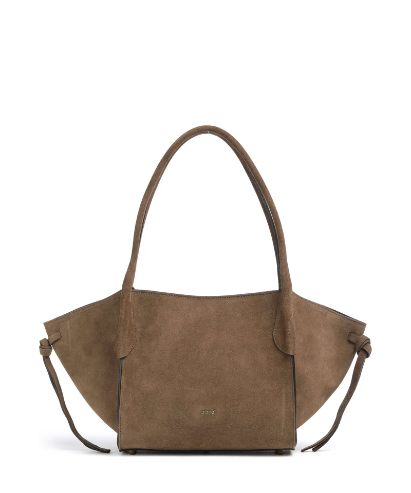 Abro Suede Vibe Small Sac porté épaule khaki