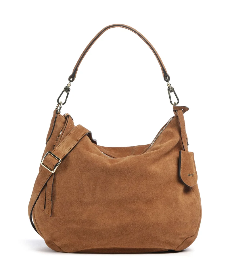 Abro Suede Juna Small Sac fourre-tout cuoio