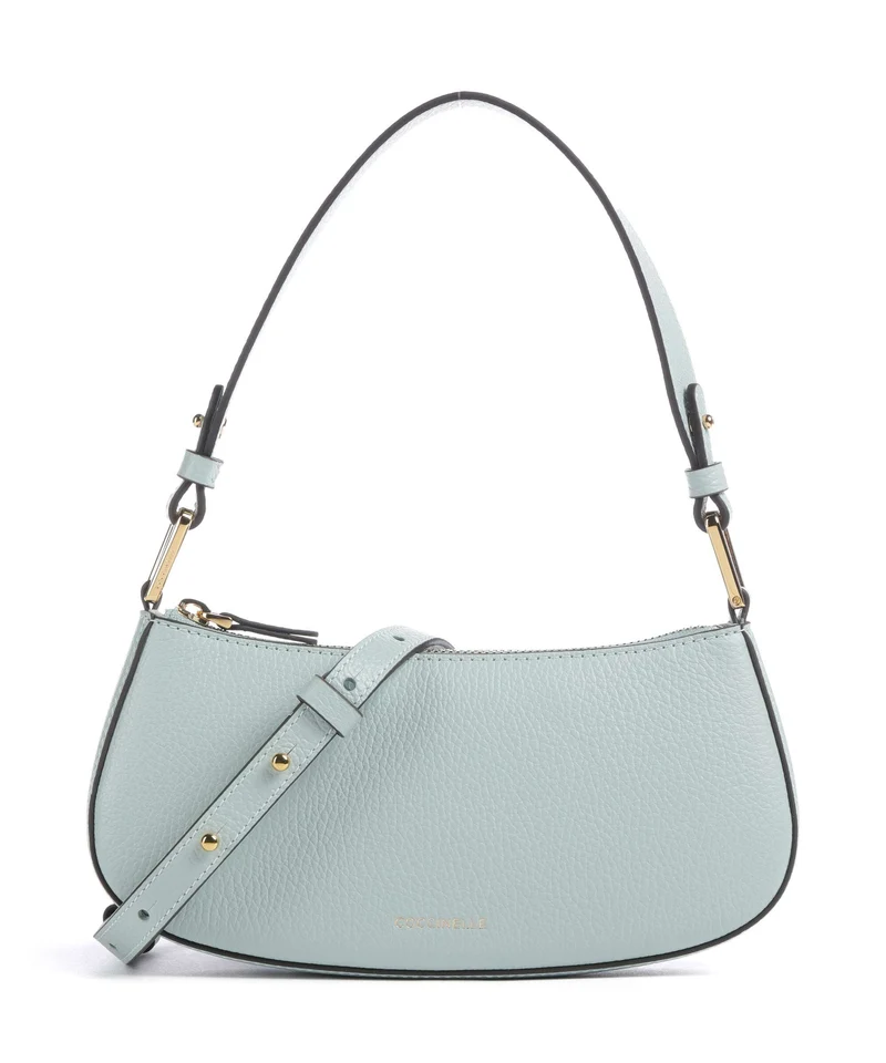 Coccinelle Merveille Sac porté épaule aquamarine