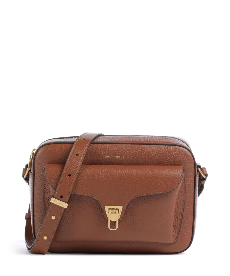 Coccinelle Beat Soft Sac bandoulière cognac