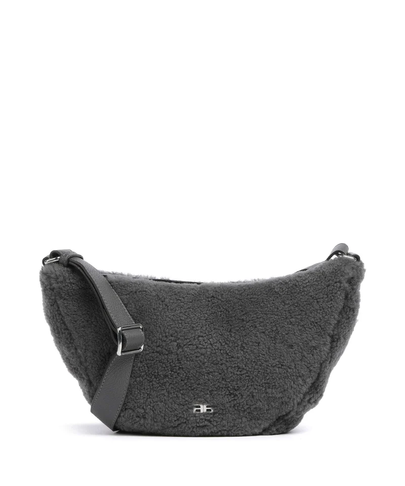 Abro Shearling By My Side Sac bandoulière grey