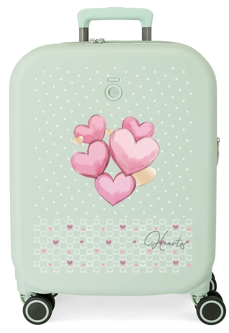 9968621 TROLLEY ABS 55CM.C/EXP. 4R. ENSO HEARTS MENTA