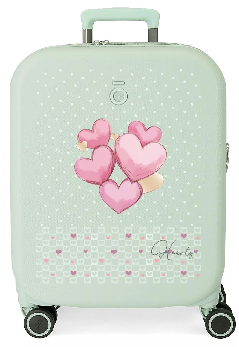 9969121 TROLLEY ABS 55CM.4R. ENSO HEARTS MENTA