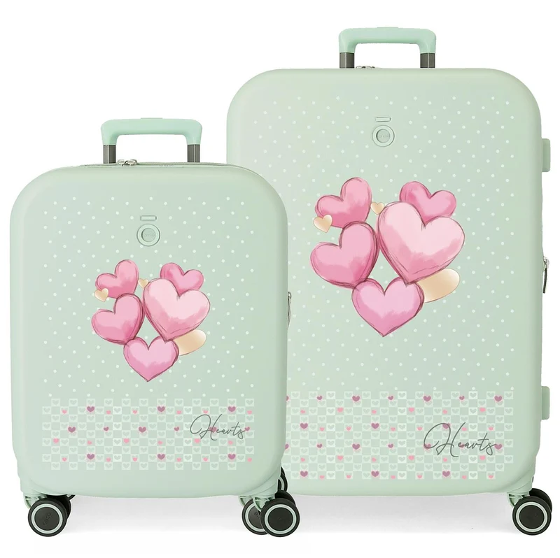 9969521 SET/2 TROLLEY ABS 55-70CM.4R. ENSO HEARTS MENTA