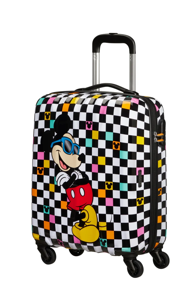 AMERICAN TOURISTER maleta de Cabina HYPERTWIST Mickey check