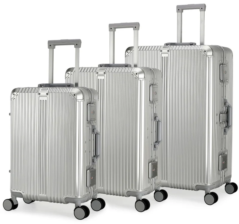 GREENWICH Set de Maletas ALUMINIO FRAME 58cm/69cm/78cm DOHA
