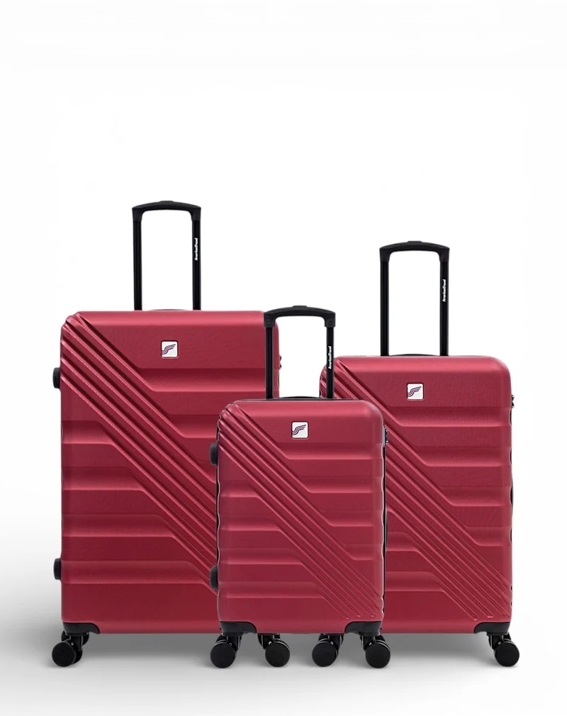 Lot de 3 Valises Rigides Grand Format, Taille Moyenne et Cabine REDWOOD