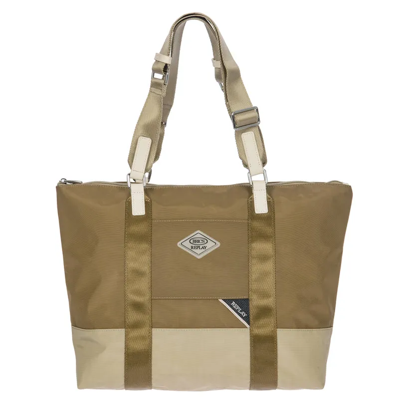 BRIC´S BOLSO DE VIAJE GRANDE 3 EN 1 DE TEJIDO RECICLADO REPLAY