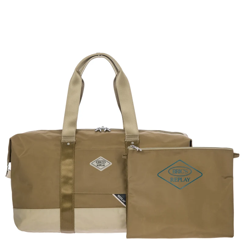 BRIC´S BOLSA DE VIAJE MEDIANA 2 EN 1 EN TEJIDO RECICLADO REPLAY