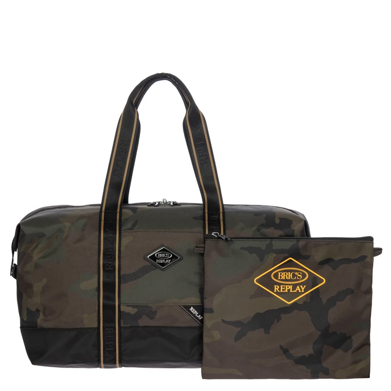 BRIC´S BOLSA DE VIAJE MEDIANA 2 EN 1 EN TEJIDO RECICLADO REPLAY