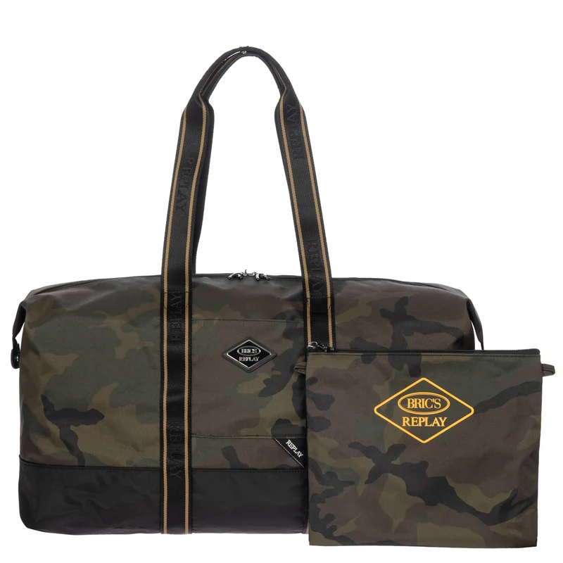 BRIC´S BOLSA DE VIAJE GRANDE 2 EN 1 EN TEJIDO RECICLADO REPLAY