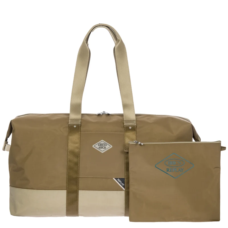 BRIC´S BOLSA DE VIAJE GRANDE 2 EN 1 EN TEJIDO RECICLADO REPLAY