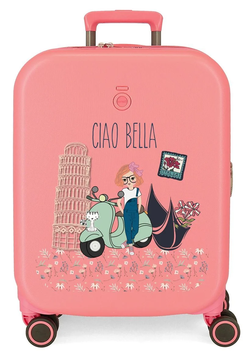 9579122 TROLLEY ABS 55CM. 4R. ENSO CIAO BELLA CORAL