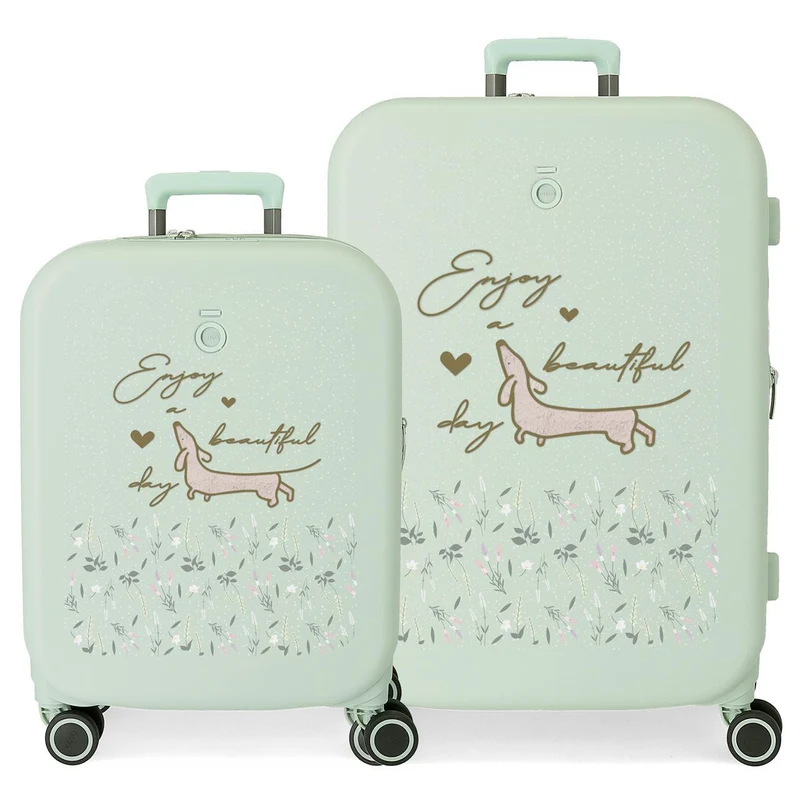 9519524 SET/2 TROLLEY ABS 55-70CM. 4R. ENSO BEAUTIFUL DAY ME
