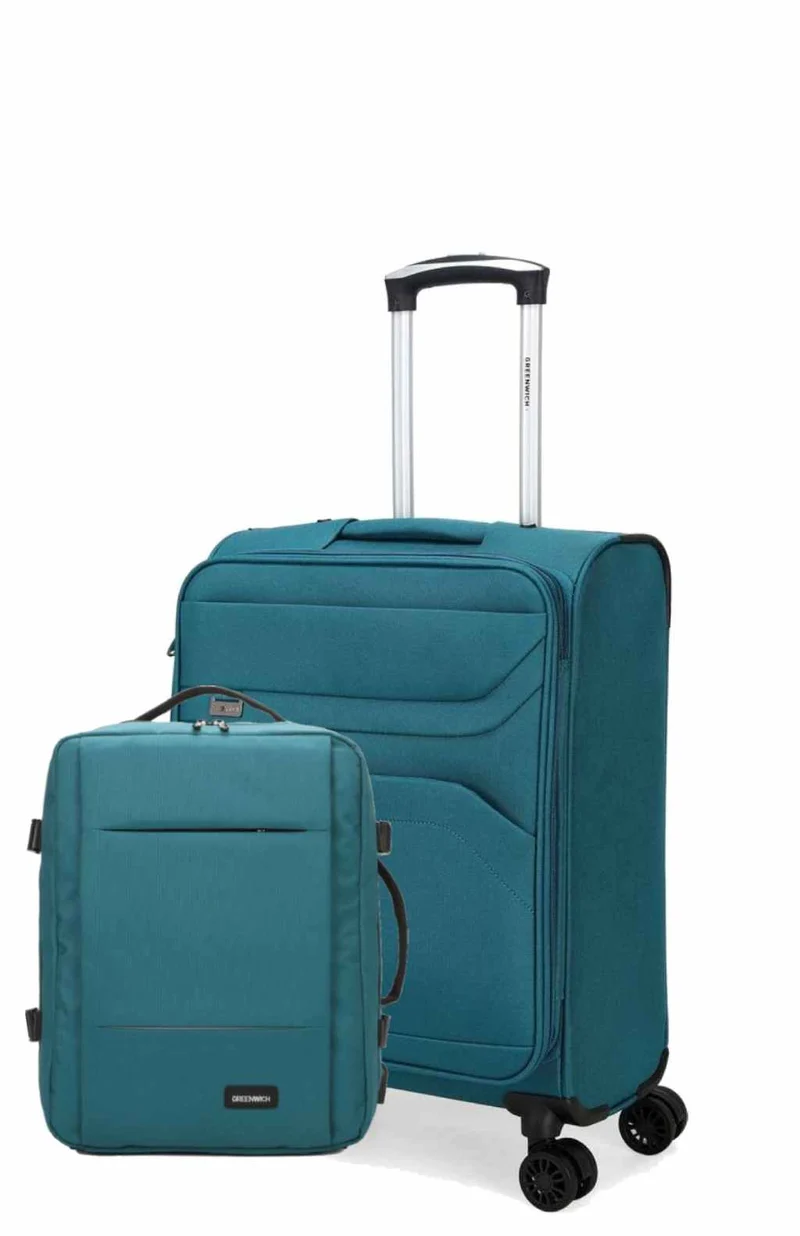 Pack Maleta Cabina con bolsillo SINTRA + Mochila HUGO de GREENWICH