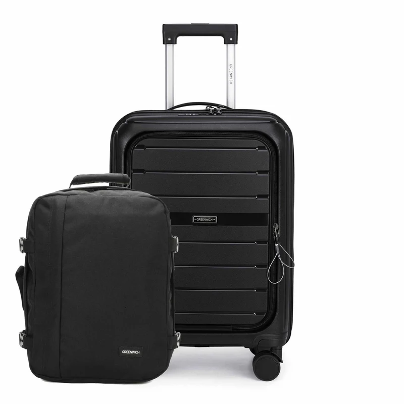 Pack Maleta Cabina con bolsillo ESTOCOLMO + Mochila FABER de GREENWICH