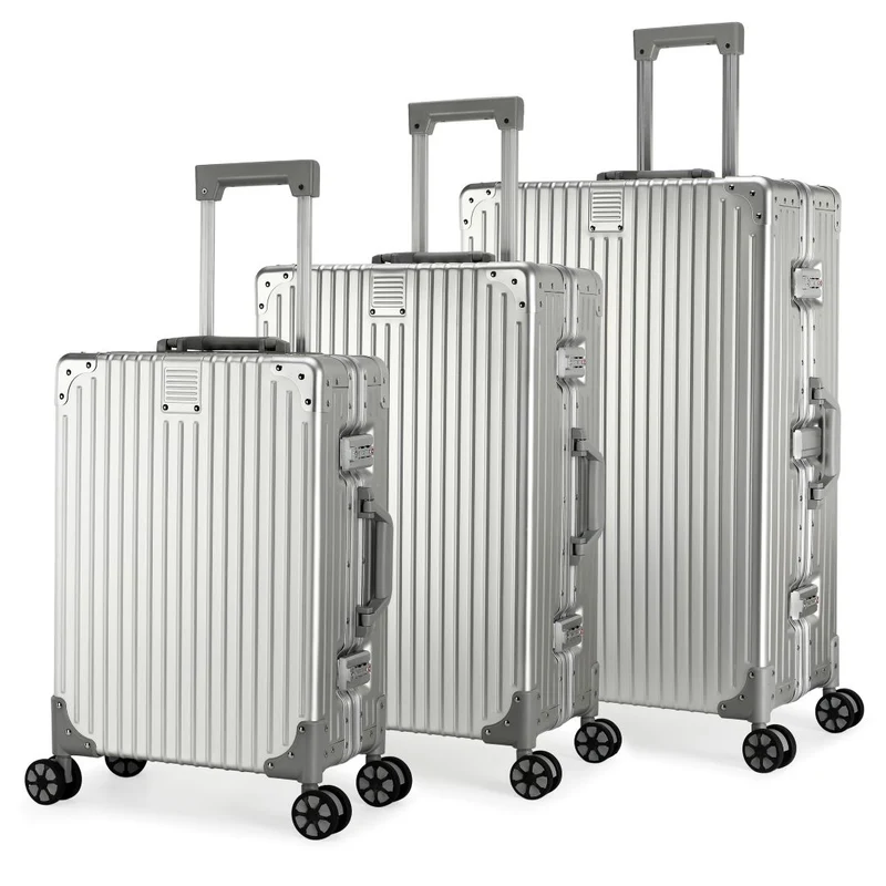 GREENWICH Set de Maletas 100% ALUMINIO Praga